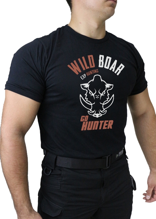 Camiseta Temtica- Hunting- preta