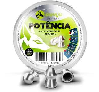 Chumbinho Potncia Premium 4,5mm  Chakal