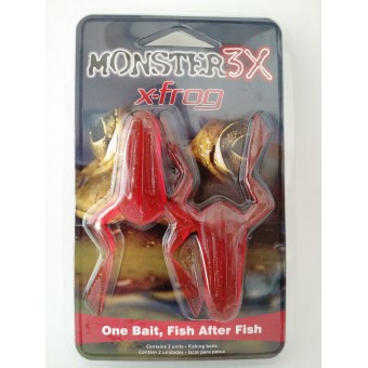 Isca Artificial M3X X-Frog 2 Unidades Monster 3X