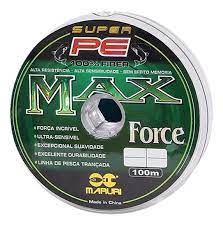 Linha Multifilamento Max force 0,26MM 48LBS 100 Metros