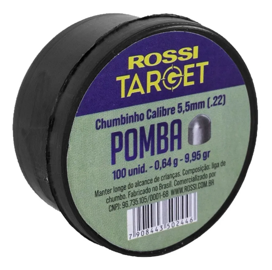 Chumbinho Rossi Target Pomba 5,5mm(100 UN)