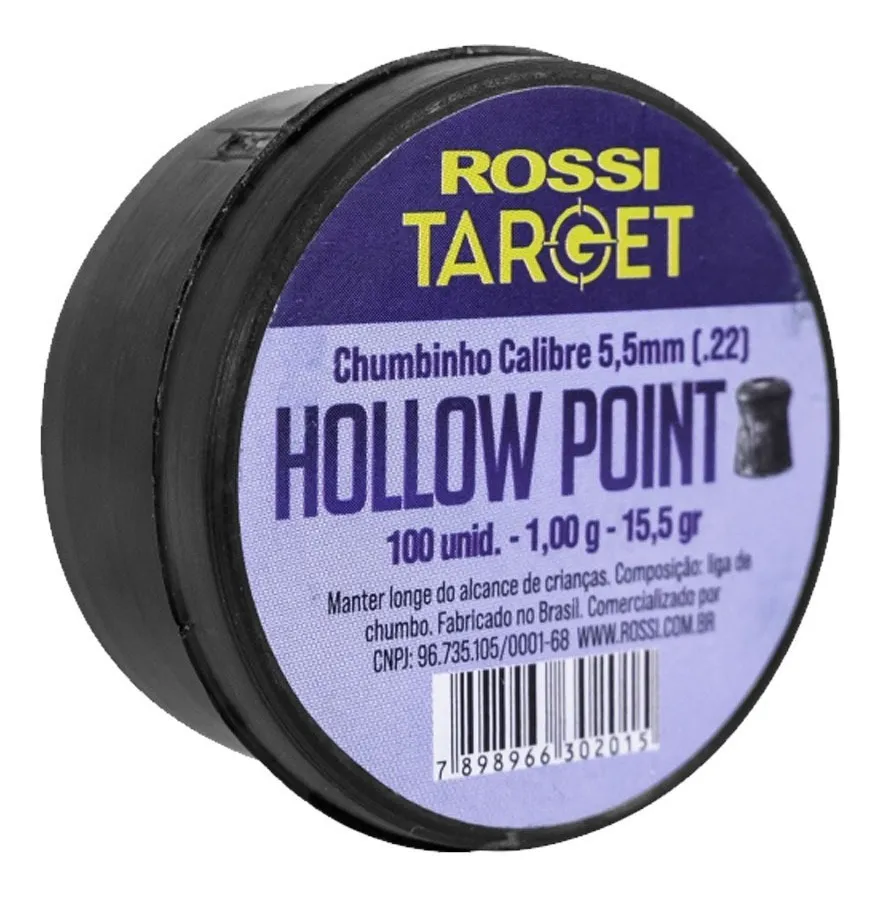 Chumbinho Rossi Target Hollow Point 5,5MM