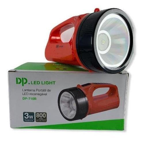 Lanterna Holofote Rec. 3W DP-710B
