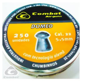 Chumbinho Cal. 5,5 mm Domed Combat